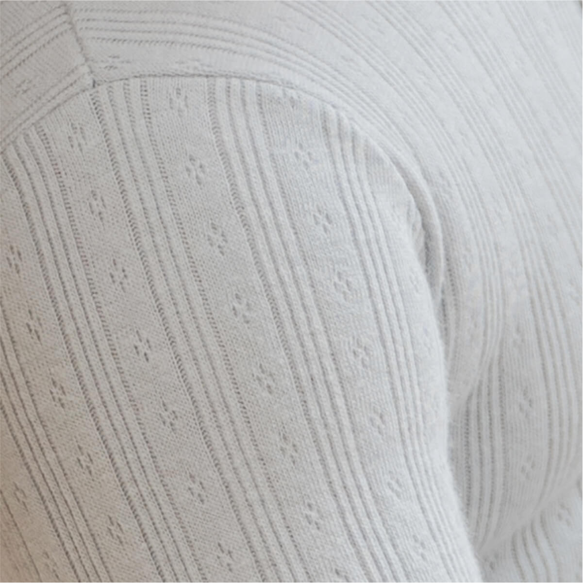 Scalloped Ribbed Blanket - Blue