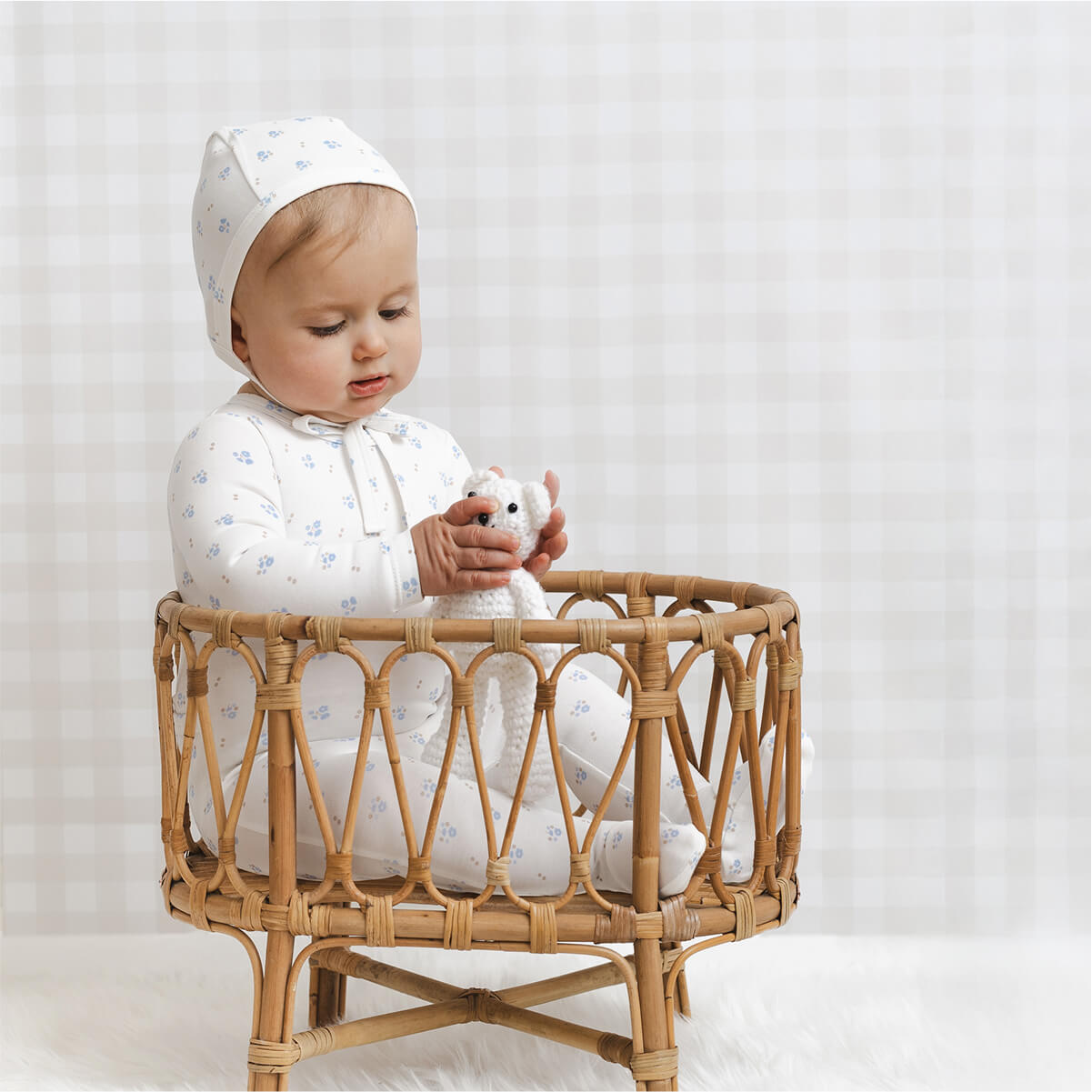 Printed Florals Set - Blue