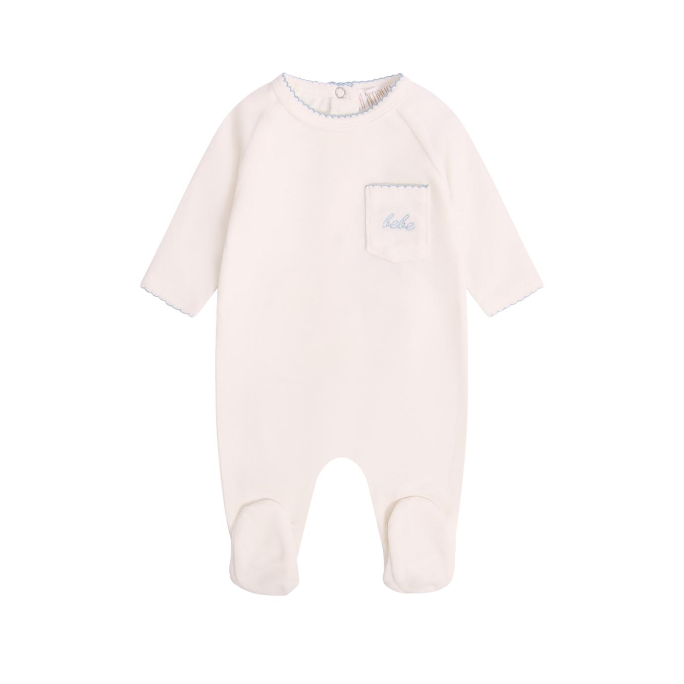Bebe Winter Snuggles Footie - Blue