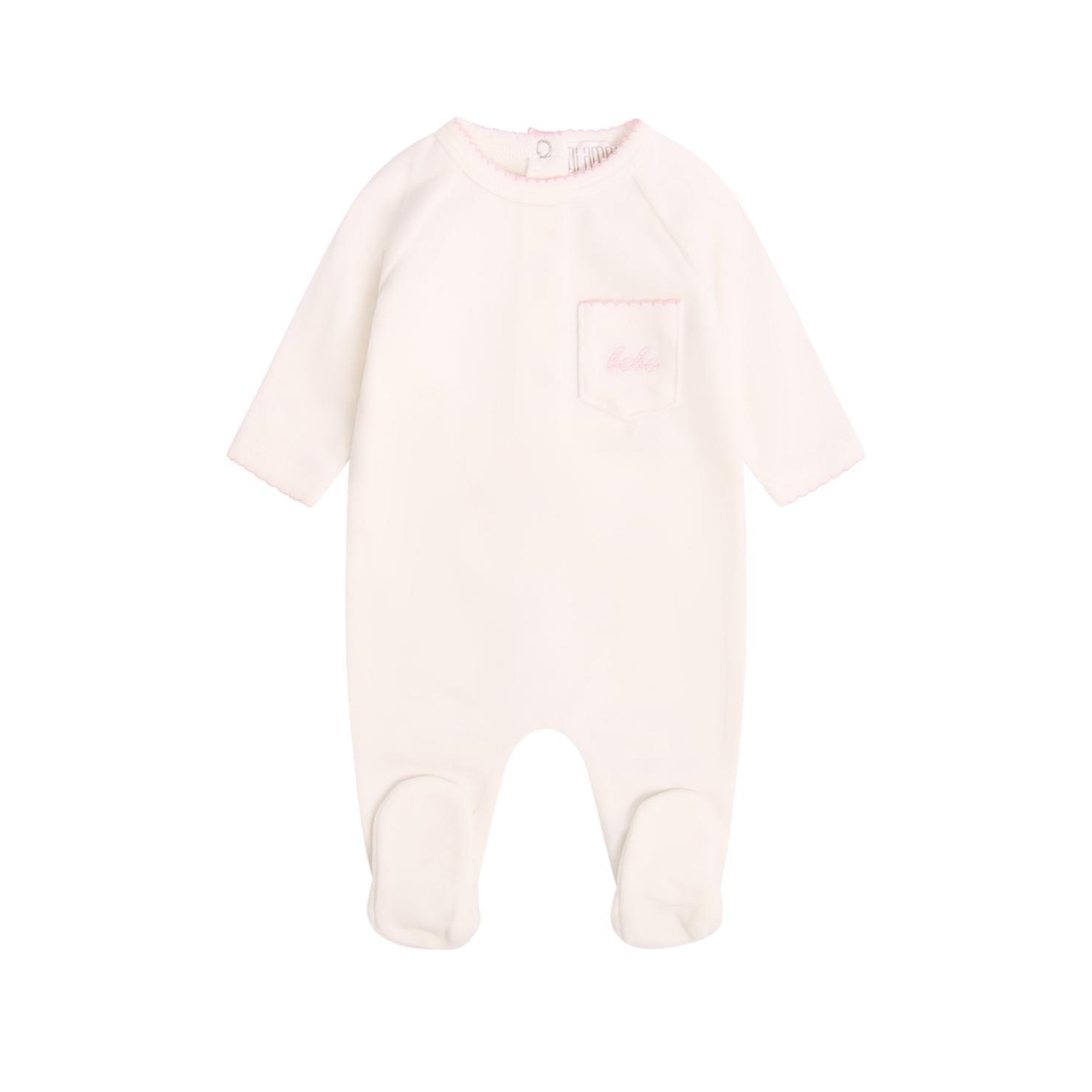 Bebe Winter Snuggles Footie - Pink