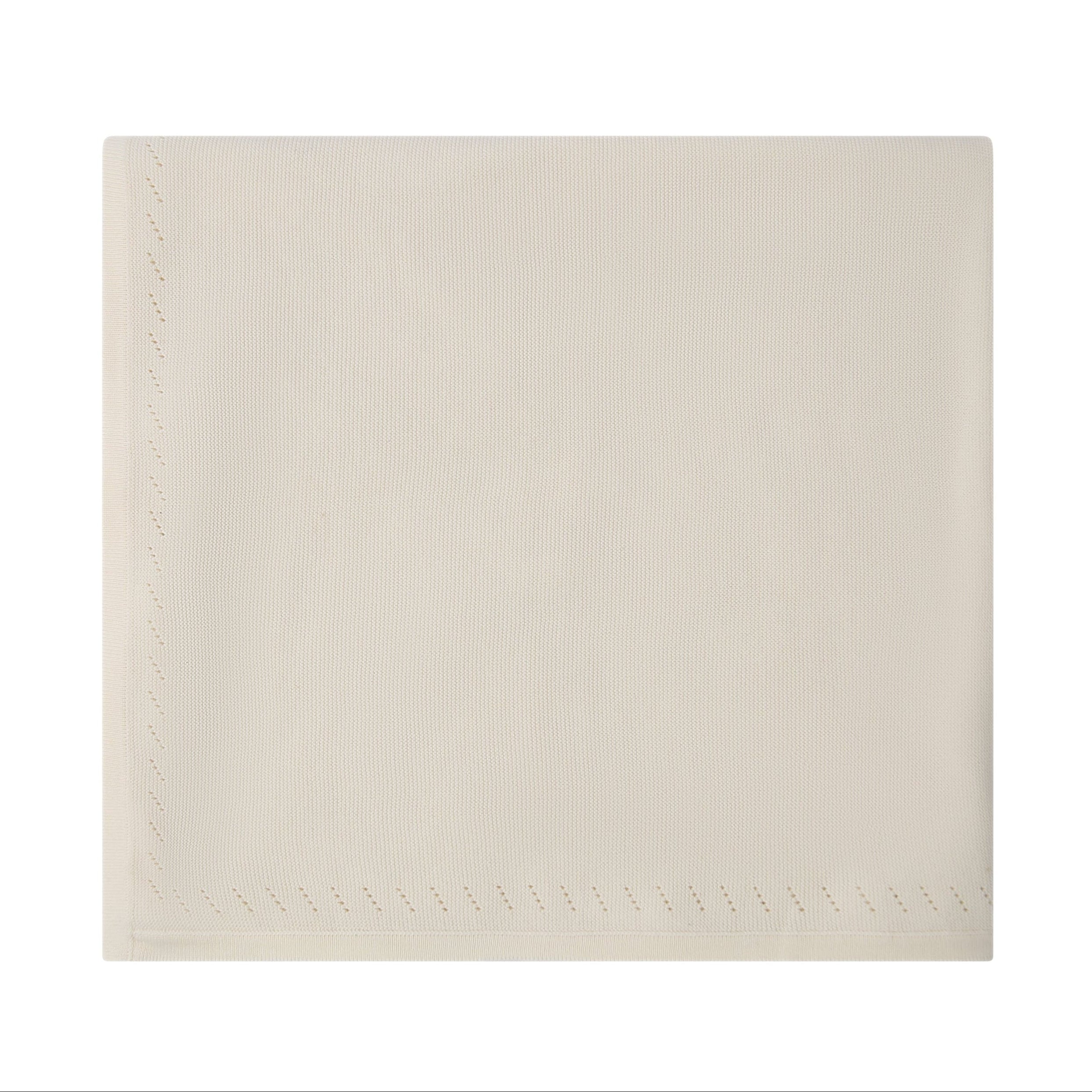 Peter Pan Knit Blanket - Cream