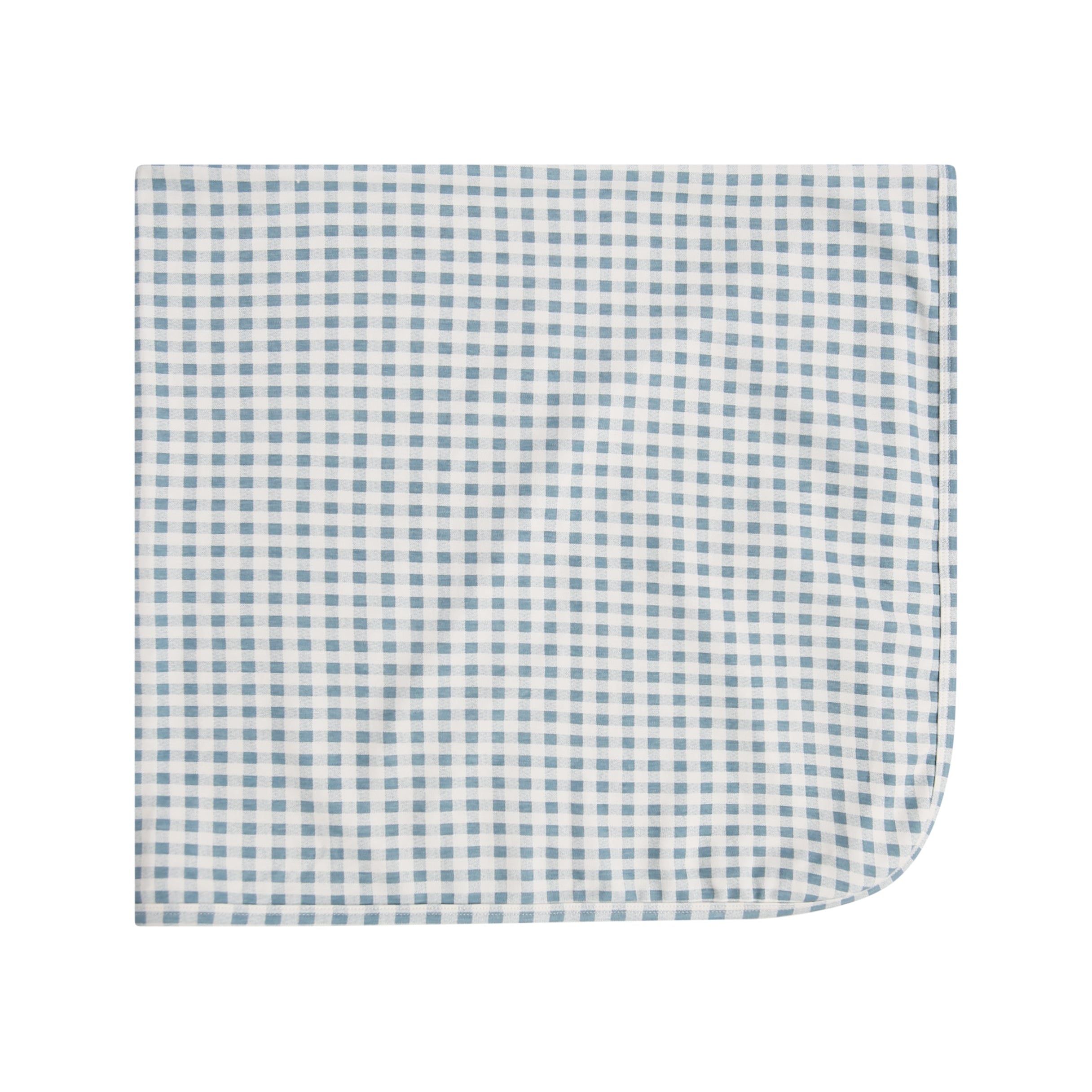 Gingham Playset Blanket - Blueberry