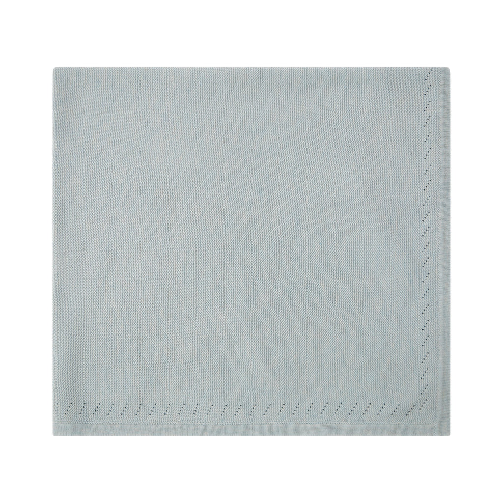 Peter Pan Knit Blanket - Blue