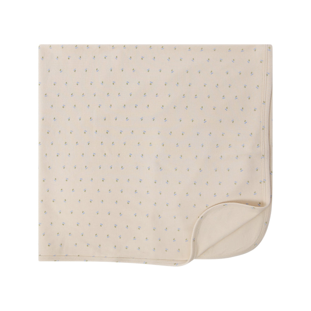 Little Petals Blanket - Blue Floral