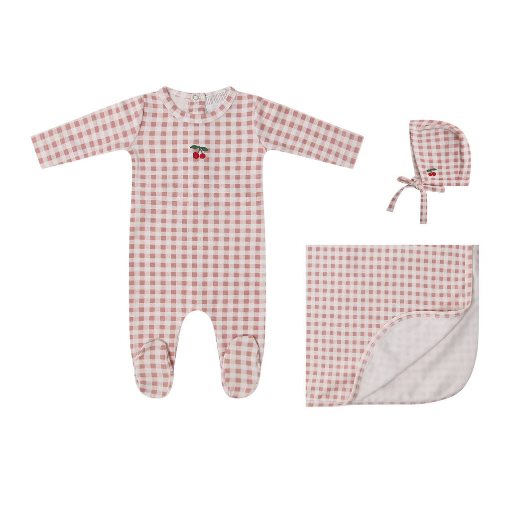 Gingham Playset Set - Cherry