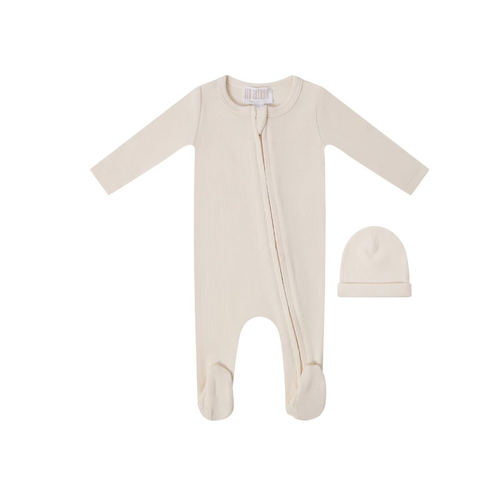 Elevated PJs Footie + Hat