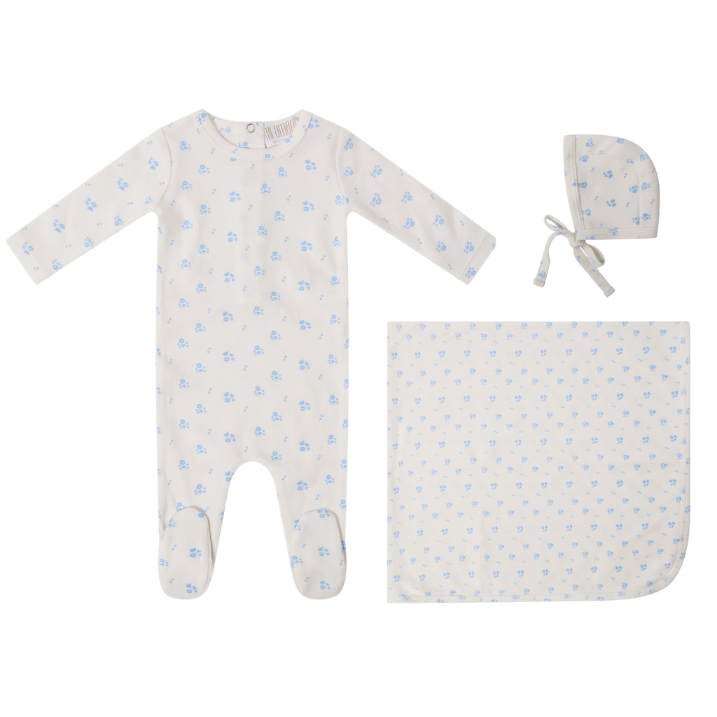 Printed Florals Set - Blue